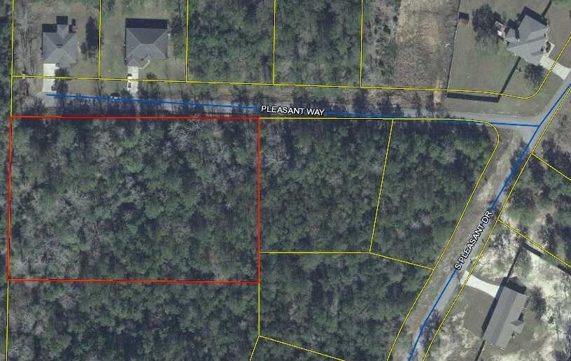 Over 2 ACRES in a quiet, private, subdivision! Very hard to find, build your dream home in Walton County. Pleasant Ridge Estates, a community of large lots and brick homes. Live in the great town of Defuniak but only 10 minutes to exit 85 on I-10 and 30 minutes to the beautiful Gulf Coast beaches.