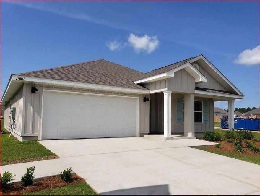 ALMOST COMPLETE! popular Shoal River Landing offers: community pool, cabana, underground utilities & sidewalks. The Cali model, one of our most popular designs with its FABULOUS open design for relaxed living. 4 beds, 2 baths, covered patio, 2 car garage & the 'Smart Home Connect' System includes a variety of convenient Smart Hm. Devices. Well-designed kitchen has stainless appliances, gorgeous granite, smooth-top range, built in microwave, quiet dishwasher, pantry, island bar & roomy dining area. Striking wood-look flooring & NICE carpet in bedrooms. Bedroom 1 & adjoining bath offer: Lg. walk-in closet, double granite vanity sinks, lg. shower & extra storage. WOW curb appeal. Easy access to the airport, military base, Ft. Walton, Destin beaches, just minutes to golfing.