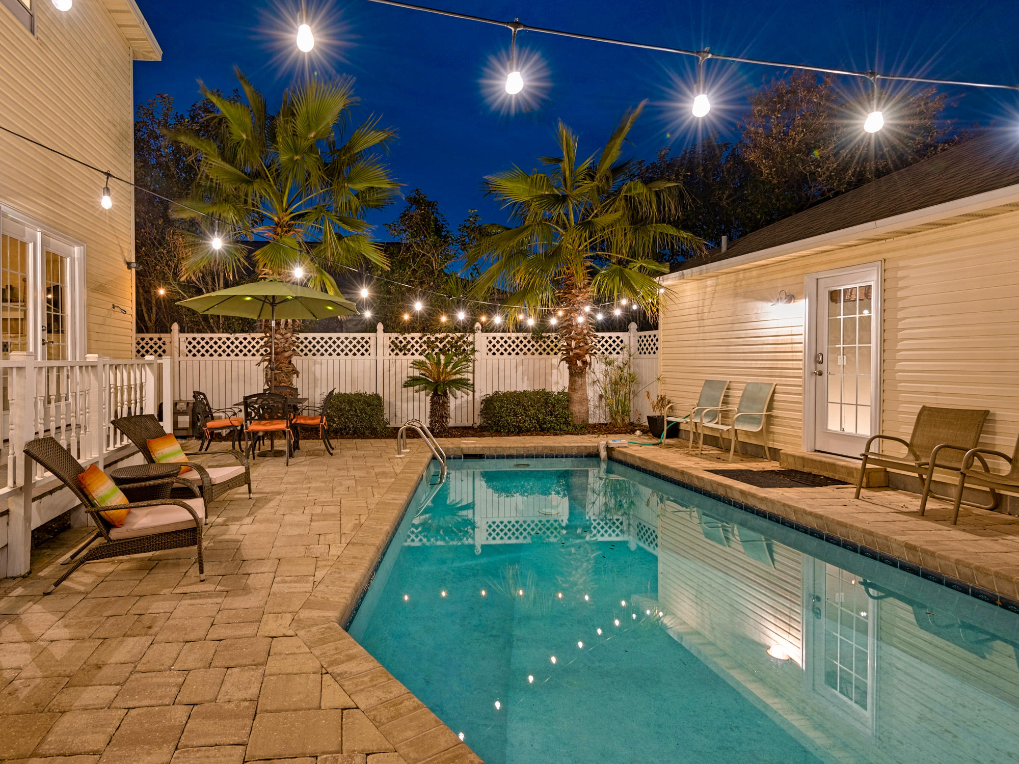 Rental Figures 2018-$78,096, 2019-$76,970-2020-$87,564. These figures do not include cleaning, booking fees or taxes. Furnishings included.Located on the west end of Crystal Beach, this home sees minimal traffic and sits on one of the largest lots in Crystal Beach with NO neighbors on the back side allowing more privacy and lots or room for parking.It is a 2 block (5 min) walk to the beach.Updates include2020: Master bathroom countertops and cabinets ordered, tub/shower resurfaced. Windows ordered where needed. 2019: Updated kitchen with white quartz countertops and a new dryer. 2018: Inside wall, trim and doors painted, new carpet, new furnishings and accessories, new TV's, 2 ton A/C unit in guest house. 2017: Stainless Steel Appliances, new washer.