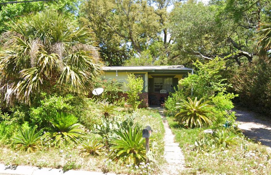 This charming 2 bedroom, 1.5 bathroom house is located in the desirable East Pensacola Heights. Built in 1948, this house is full of character and offers a large, fenced-in backyard, with a cool detached screened gazebo perfect for outdoor entertaining  or just relaxing. The backyard garden includes 3 mature fruit trees, orange, grapefruit and a tangerine tree. The living room, is inviting, and comfortable. The kitchen is bright, with plenty of counter space and  room for breakfast bar. This charmer is close to  downtown, beaches, airport and steps away from the Bayview community center. This ideal location makes for an easy walk to shopping and entertainment, this house is a great opportunity to be close to everything!