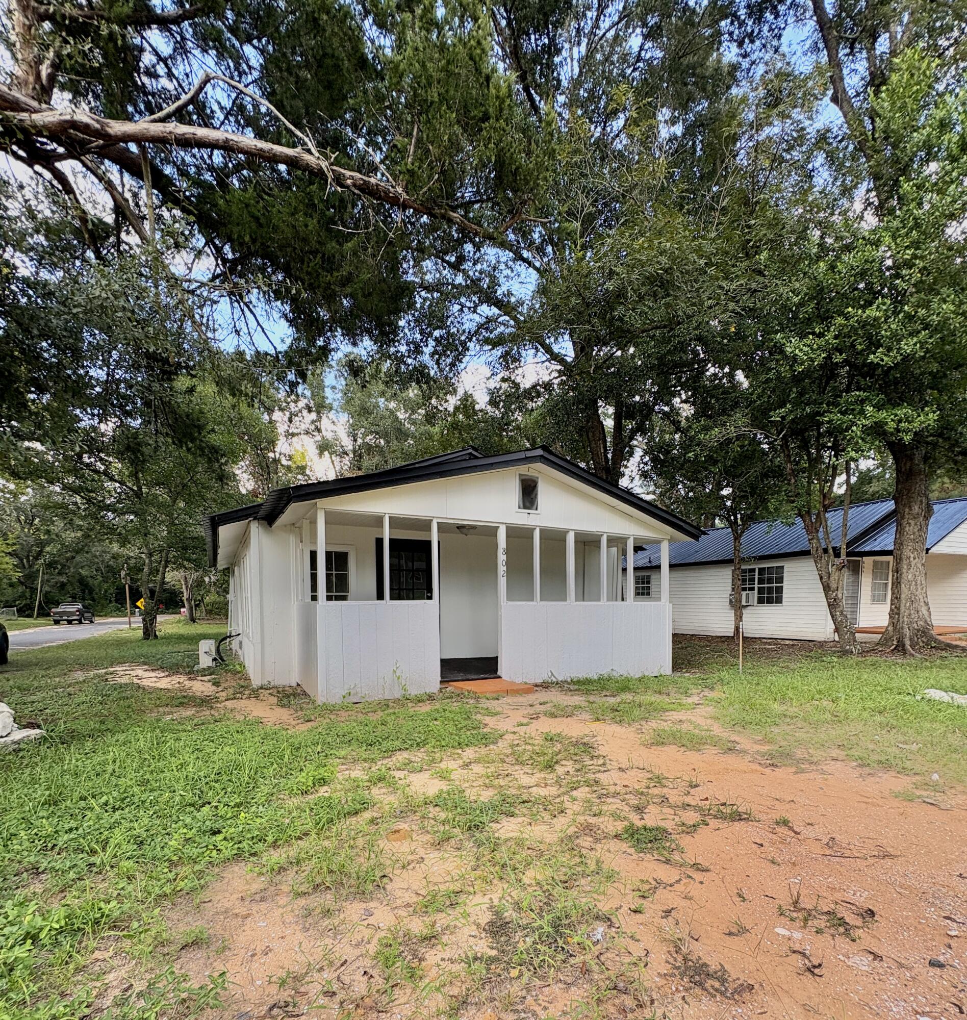 **Available now!!**Discover this beautifully renovated 3-bedroom, 1.5-bath home that blends classic charm with modern conveniences. Nestled under mature trees, this cozy cottage welcomes you with a covered front porch perfect for enjoying the outdoors.Step inside to an open-concept living area with fresh, neutral tones and brand-new flooring throughout, creating a bright and airy space for relaxation and entertainment. The kitchen is equipped with sleek white cabinetry, a modern stove, and open shelving, offering both style and functionality.Don't miss out on this move-in-ready gem that offers both comfort and convenience in a tranquil setting! Schedule your tour today! **All pets are registered via pet screening, and all assistance animals are verified through the same screening process.**

**Carpet cleaning & Admin Fee charged (if applicable)**

Tenant to verify all data. Please contact Sound Choice Real Estate to schedule a showing- 850-389-8533.

***Approval is based on several factors as follows***
- Rental History and Verification
- Employment History and Verification
- Credit History
- Criminal Background & Terrorist Database Check
- Pet Verification