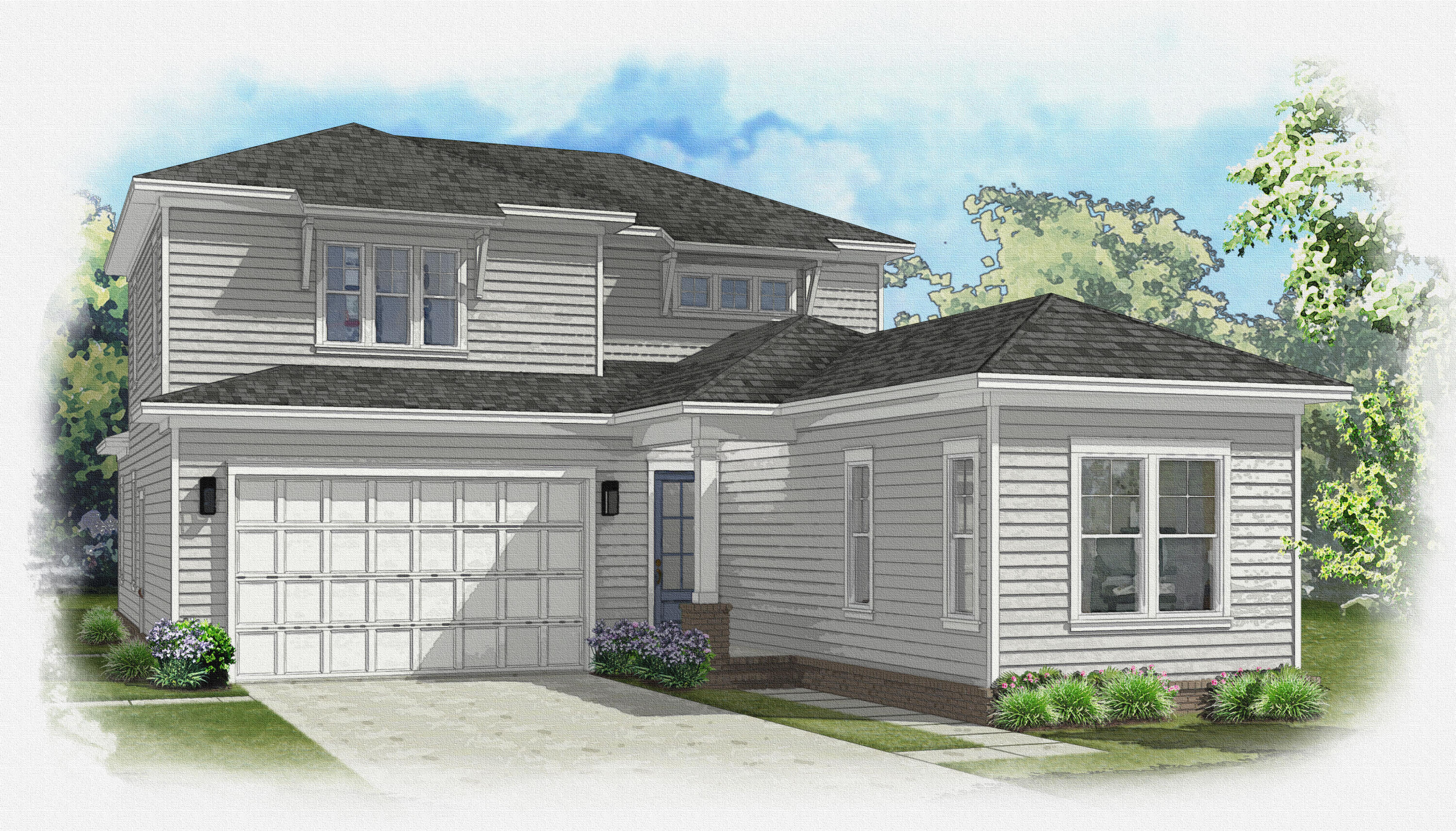 AVAILABLE MID TO LATE JULY 2025!! Introducing the brand-new Walnut floor plan in Phase 7, offering 2,475 sq. ft. of modern living space. The main floor features a private master bedroom, while the second floor includes three additional bedrooms. This home also boasts a true two-car garage and sits on a well positioned interior lot. Inside, you'll find elegant Micahelangelo quartz countertops, luxury vinyl flooring throughout, fully cased double-pane windows, and impressive 10-ft ceilings. Builder will presell this fabulous 4 BR 3 FULL BA home with builder incentives in place!!As a resident of Deer Moss Creek, you'll have access to a range of amenities across all phases, including a pool, clubhouse, basketball court, playground, walking trails, and beautifully maintained streets with sidewalks and curbs. Come discover your new home in this vibrant community!