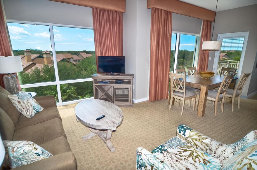 !!! SELLER EAGER FOR AN OFFER & READY TO DEAL !!! This fantastic Luau condo gives you the opportunity to enjoy all the best amenities at the Sandestin Resort. Close to the beach and just steps from the lagoon pool with waterfall. Tennis, golf, Baytowne Village, Marina, and so many more options to have fun. Take in the scenery from your private balcony. Quality furnishings and stylish decor. Completely repainted and all furnishings replaced in Q4 of 2016. As a lock out you can occupy or rent as a 2 bedroom 2 1/2 bathroom condo or as a separate 1 bedroom 1 1/2 bathroom and an efficiency with kitchenette. Make memories with your family and you can rent it out when you're not using it.!!$45,000 in Projected Rental Income . At the top of the building is the sunset deck where you can take in expansive views. Buyer to verify all information.