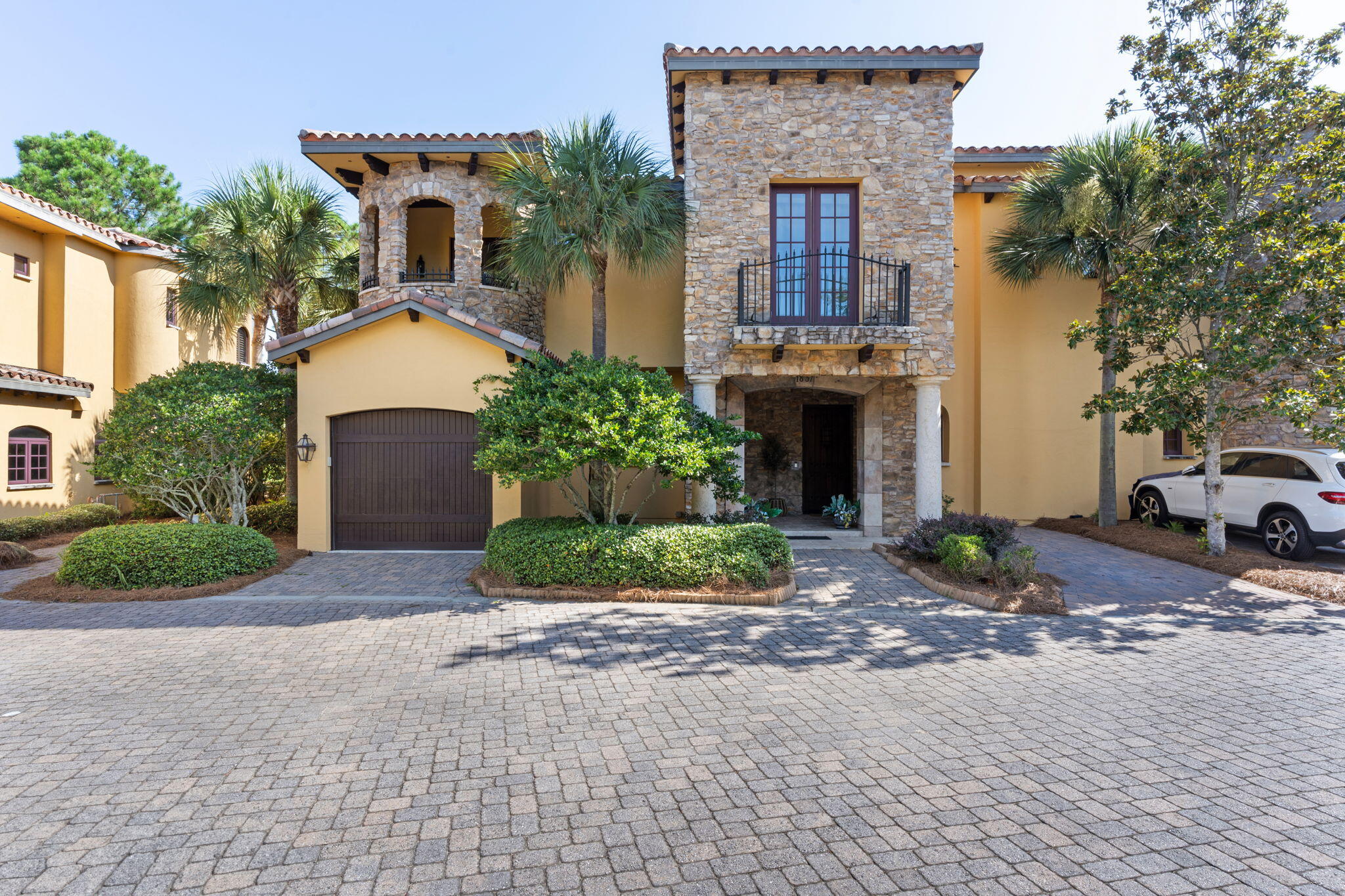 Come take a look at this exquisite home located within the desirable Tuscana neighborhood in Sandestin Golf & Beach Resort. Every square inch of this property is absolutely breathtaking as each detail is of the highest quality & is aesthetically designed. When you walk into the main living space you'll automatically notice the vaulted ceilings, floor to ceiling stone fireplace, and gourmet kitchen making a chef's dream come true. The open concept layout & abundance of natural light shines throughout surrounding windows. This one of a kind property offers a tranquil environment all while having an exclusive view of the Raven Golf Course, especially enjoyable from the private covered patio with grilling features and the additional spacious outdoor patio while sitting by the fir Come take a look at this exquisite home located within the desirable Tuscana neighborhood in Sandestin Golf & Beach Resort. Every square inch of this property is absolutely breathtaking as each detail is of the highest quality & is aesthetically designed.
When you walk into the main living space you'll automatically notice the __' vaulted ceilings, floor to ceiling stone fireplace, and gourmet kitchen making a chef's dream come true. The open concept layout & abundance of natural light shines throughout surrounding windows. This one of a kind property offers a tranquil environment all while having an exclusive view of the Raven Golf Course, especially enjoyable from the private covered patio with grilling features and the additional spacious outdoor patio while sitting by the firepit.
One of the best features of the home is the master suite which has high vaulted ceilings, a dual-aspect stone fireplace, stunning views with a private balcony, and large custom walk-in closet. Relax under the calming rain shower head or luxurious freestanding tub directly beside the fireplace.
Recent updates include fresh interior paint, light fixtures, and furnishings. This home is in pristine condition and is sure to impress those who enter. Short term rentals are not allowed making the community a peaceful haven. Conveniently located inside of Sandestin, you are near the aquatic center, marina, Baytowne Wharf, Grand Boulevard, golf courses, and the beach!