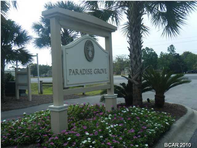 A new gated coummnity with a community pool and bath house in Panama city Beach. It is centrally located between the New Pier Park and Sharks tooth Golf Course to the West. It is only 4 blocks to the deeded beach access. There are restrictions and covenants for cottage style homes, with no buildout time. Well landscaped and maintained.