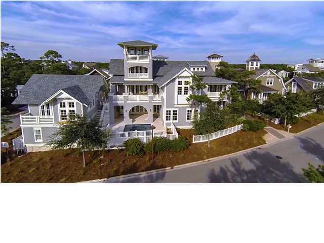 Looking for that home on 30A that has it all? Look no further. Located in the private and upscale community of WaterSound Beach, this FULLY FURNISHED beach retreat is far from the norm. This designer home embodies the ultimate in high-end beach living. Situated on a large corner lot, boasting over 4,800 square feet and featuring SIX bedrooms, THREE of which are master suites all with beautiful en suite baths, this home has been designed for the extended family.