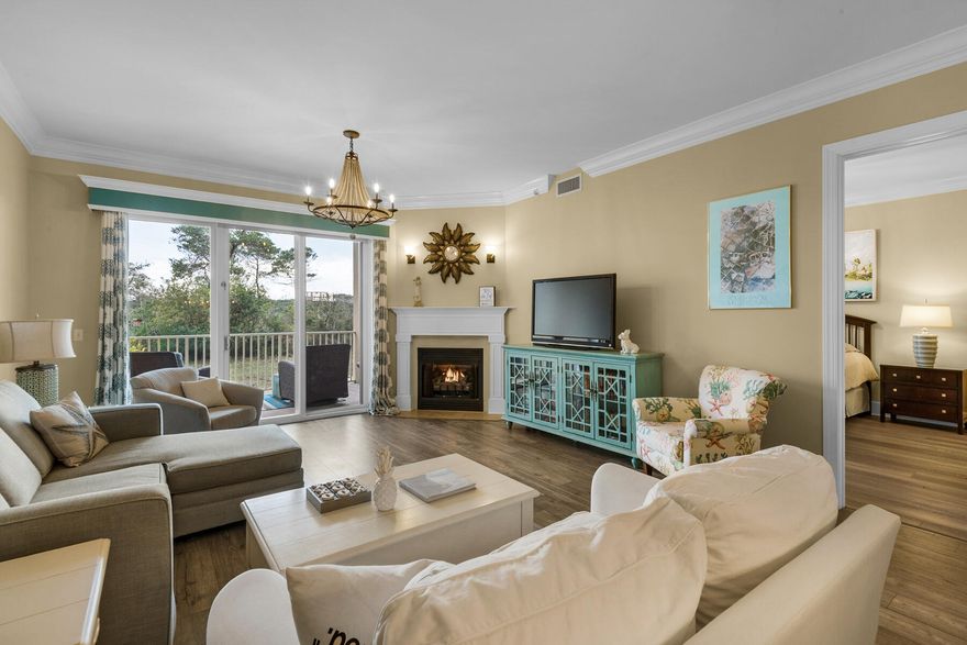 Welcome to Sanctuary at Redfish 1105, a beautiful and immaculate 3 bedroom/3.5 bath 1,958 square foot condominium home located on 30A. Sanctuary at Redfish sits on a rare coastal dune lake facing the Gulf of Mexico and is the perfect combination for Beach and Nature lovers to experience coastal living. Retreat to the privacy and tranquility of your oversized 264 sq. ft. outdoor terrace tucked away from the resort style multiple pools and enjoy the tranquil setting as you relax outdoors.  This floor plan is the 3 bedroom ''extended plan'' which offers lots of elbow room and updates including painted kitchen cabinets and hard surface flooring in the living, dining and master bedroom. You will appreciate the convenience of being steps away to the underground parking garage, separate storage cages and the pools yet afforded the privacy this first floor residence offers. Enjoy time with family and friends in the inviting living room with gas fireplace. The kitchen marries the dining and living room inviting conversation and easy entertaining. The kitchen features a pantry, painted cabinets and breakfast bar.  This residence is currently enjoyed as a pure second home and is offered furnished with some exclusions.  Take a lazy boat ride and be dropped off on a secluded beach with a beach set-up awaiting you. Experience Big Redfish Lake on a stand-up paddle board or kayak on one of the world's most serene, rare coastal dune lakes. The sparkling pools offer options of heated, zero entry, adult only or a hot tub to soak in under the stars. The amenities include gated community, ample garage parking, storage cages, oversized fitness room, fire pit, tropical pools, multiple hot tubs, landscaped terraces, and boat rides to the beach. After you've played at the beach, enjoy discovering the great boutique shops and restaurants in the nearby coastal towns of 30A. The 30A bike path runs right in front of Sanctuary at Redfish.  We invite you to make an appointment to see Sanctuary at Redfish 1105 and start your 30A adventure today on Big Redfish Lake at the beach.