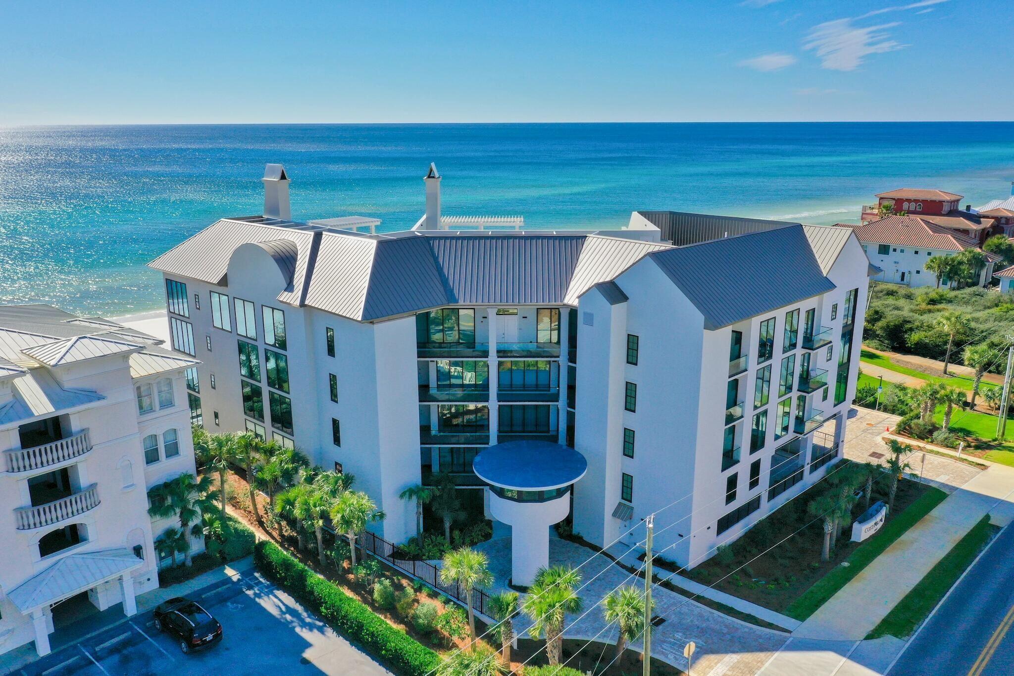 Experience the epitome of coastal living at the exclusive Costa Blanca Condominiums with this beautiful direct Ocean Front Home. Situated on the ground floor, this unit features an oversized gulf-front balcony offering breathtaking Western sunset views. Costa Blanca boasts only fourteen luxurious gulf-front condominium residences on the serene west end of 30A. After a day at the beach with your private chairs and umbrella, stroll to one of your favorite restaurants for dinner. This home provides great entertaining space for family and friends, making it the perfect setting for the ultimate beach life on famous 30A!