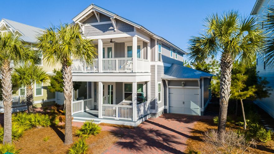 Experience the perfect combination of luxury, convenience, and investment potential with this stunning beach home in Prominence! The best-priced property in the community, this modern coastal gem comes turnkey, fully furnished, and ready for immediate income or enjoyment. Ideally located on a private street just a short walk to the sought-after south side community pool, this home offers a private garage and a spacious covered porch--perfect for grilling, entertaining, or simply soaking up the Florida sun. Step inside to discover an inviting open-concept living, dining, and kitchen area that exudes modern coastal elegance. With shiplap accents, stainless steel appliances, quartz countertops, and a roomy breakfast bar, this space is both stylish and functional--ideal for entertaining! The first-floor master suite serves as a private coastal retreat, offering both comfort and privacy, with a luxurious en-suite bathroom and access to the rear porch. Upstairs, you'll find three additional bedrooms, including two with access to a spacious covered balcony overlooking a quiet streetperfect for morning coffee, evening relaxation, or an afternoon nap.

Just steps away from "The Big Chill," this property allows you to enjoy the ultimate 30A lifestyle with premier dining, shopping, and entertainment right at your doorstep. The community also offers resort-style amenities, including two pools, a fitness center, green space, and walking trails for both owners and guests.

With rental revenue projections exceeding $117,000 annually, this beachside beauty isn't just a dream homeit's an incredible investment opportunity. Don't miss your chance to own this exceptional property in one of 30A's most vibrant communities!