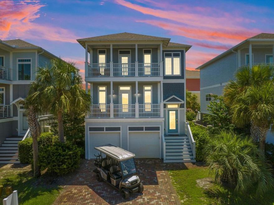 Discover the essence of coastal living at 29 South Payne Street in Miramar Beach. This beautifully designed retreat is offered fully furnished and includes a nearly new 6-seater golf cart for effortless cruises to the sugar-white sands. Light-filled interiors, a chef's kitchen, and inviting great room flow seamlessly to porches and a private pool, creating a true indoor-outdoor lifestyle. With multiple bedrooms, private suites, and gathering spaces, this home is perfect for family getaways or entertaining friends. No HOA and easy beach access make this property a rare find--turnkey, updated, and ready to enjoy from day one.