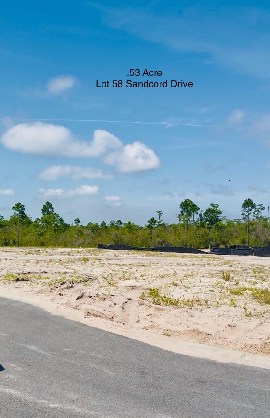Beautiful.53 acre lot perfect for building your dream home in Watersound Camp Creek community nestled between Hwy 98 and the gorgeous 30A beaches. Great location to bike or golf cart to nearby shopping, dining, golf and state park. Home owner members will enjoy the abundance of amenities offered at this exclusive Watersound Beach Club with  wellness center, swimming pool, pickleball courts, tennis courts, playground and MORE!
