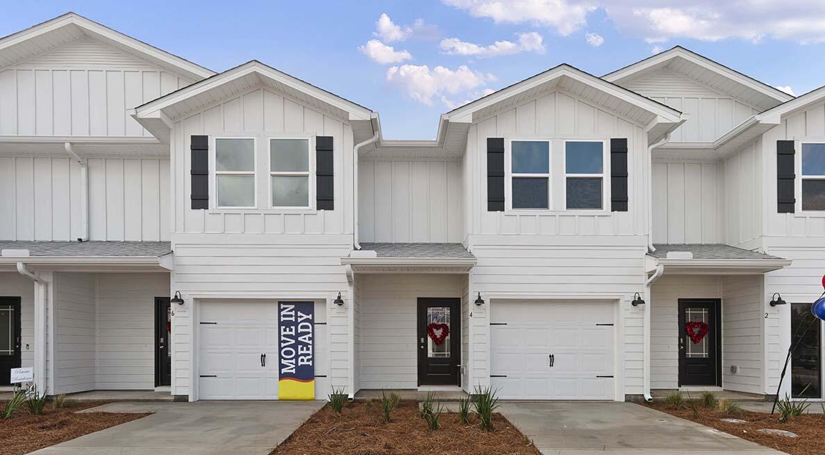 REDTAG Sale!! Special incentives for a limited time! Living at Harbor Place Townhomes, you'll have easy access to nearby restaurants, shops, and plenty of entertainment options to include golf courses, water parks, the popular Crab Island, along with miles of white sandy beaches. Conveniently located 14 miles to both Eglin AFB and Hurlburt Field. This townhome features 3 bedrooms, 2.5 bathrooms and a 1 car garage. All bedrooms are located on the second floor, leaving plenty of space on the main level for entertaining and relaxing. Beautiful interior features in this unit include bright white cabinetry in Ivory, quartz countertops, center island with farm style sink, stainless kitchen appliances which include a stove, microwave and dishwasher.
