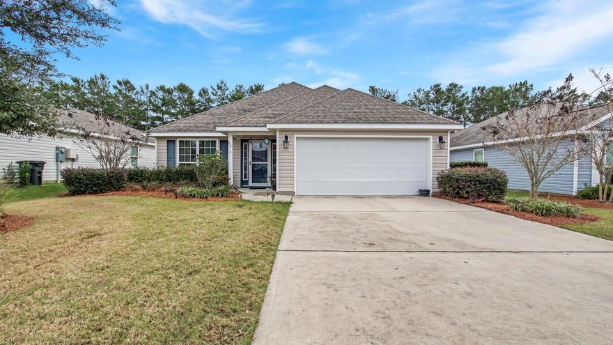 Lovely home in Schooner Landing at Hammock Bay available for immediate occupancy. Home features 3 bedrooms, 2 baths and separate office or formal dining room. Enjoy a beautiful back yard and covered/screened back porch to sit and relax all within a short drive to the beaches of South Walton. This home sits in a fantastic location adjacent to the many amenities Hammock Bay has to offer including lap and resort style pools, lighted tennis and basketball courts, clubhouse with full kitchen and meeting rooms, state of the art gym, dog park, and so much more!