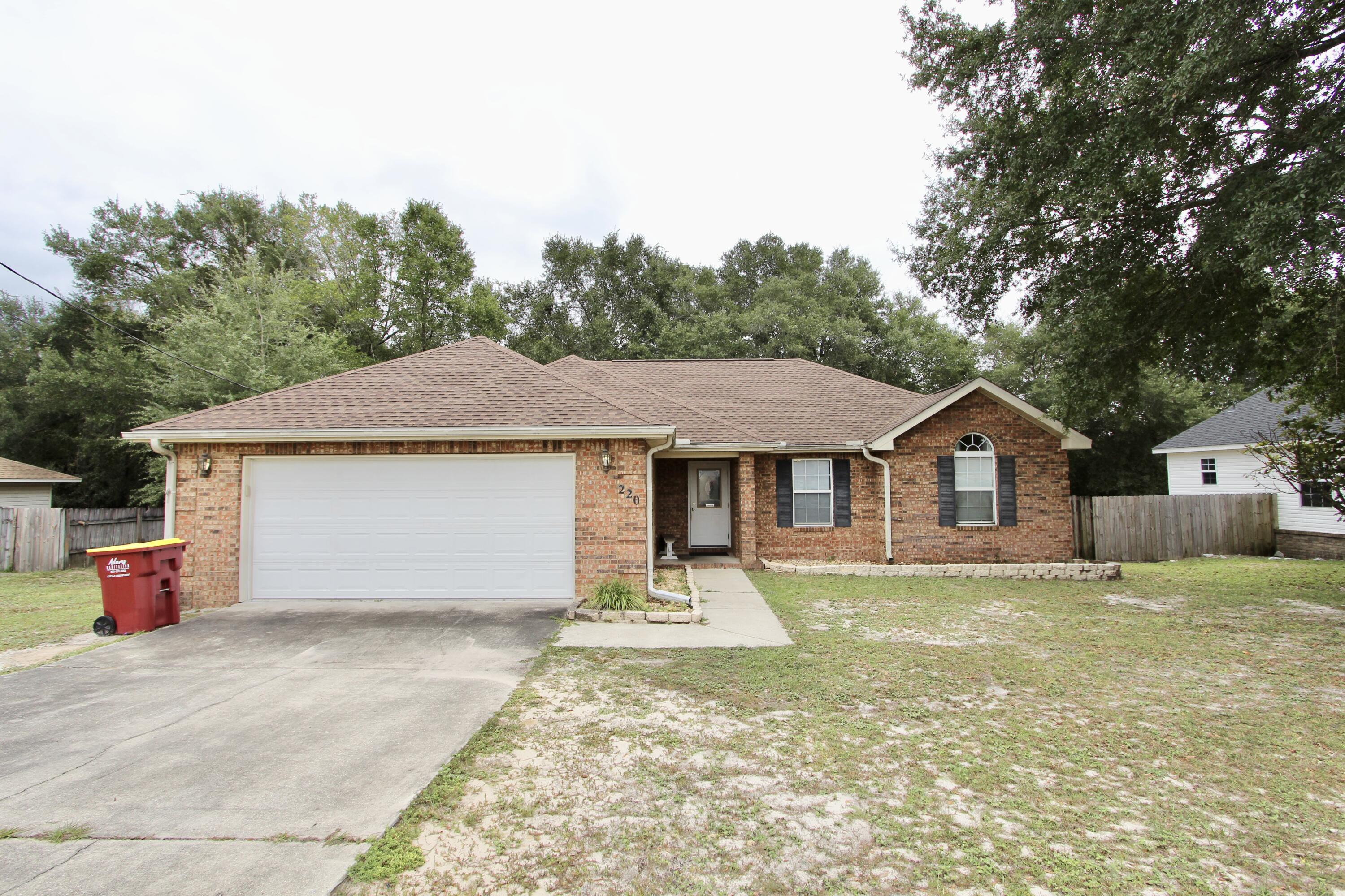 Welcome to this charming brick home located in the desirable Wildwood Gables subdivision. Offering 3 bedrooms and 2 bathrooms across 1,522 sq ft, this property features an open and functional floor plan perfect for comfortable living.The spacious living areas flow nicely into the kitchen, making it easy to entertain or enjoy quiet evenings at home. The primary suite offers privacy and convenience with its own bath, while the additional bedrooms are generously sized.Step outside to the fenced backyard and enjoy a back deck that's perfect for cookouts, gatherings, or simply relaxing. With a two-car garage, plenty of storage, and a low-maintenance brick exterior, this home has everything you need.