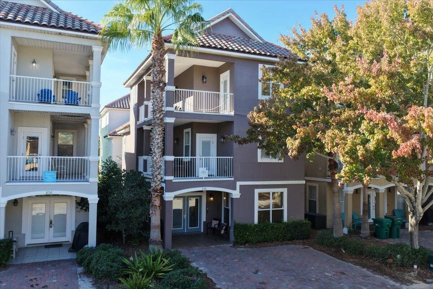 Situated in the sought-after Villages of Crystal Beach, this spacious vacation-rental favorite offers six bedrooms, four bathrooms, and 2,572 square feet of coastal living. Designed for comfort and convenience, the home features an open floor plan perfect for hosting multiple families or groups. The well-appointed kitchen flows seamlessly into a large dining area, and multiple generous balconies provide the perfect spots to enjoy warm Gulf breezes.The first floor includes a comfortable living area, a full-sized laundry room, and a guest bedroom with an adjacent bath. The second floor hosts the owner's suite complete with a double-vanity bathroom, along with additional guest rooms--one featuring a twin-over-full bunk setup. More bedrooms on the third floor offer easy access to Balcony.