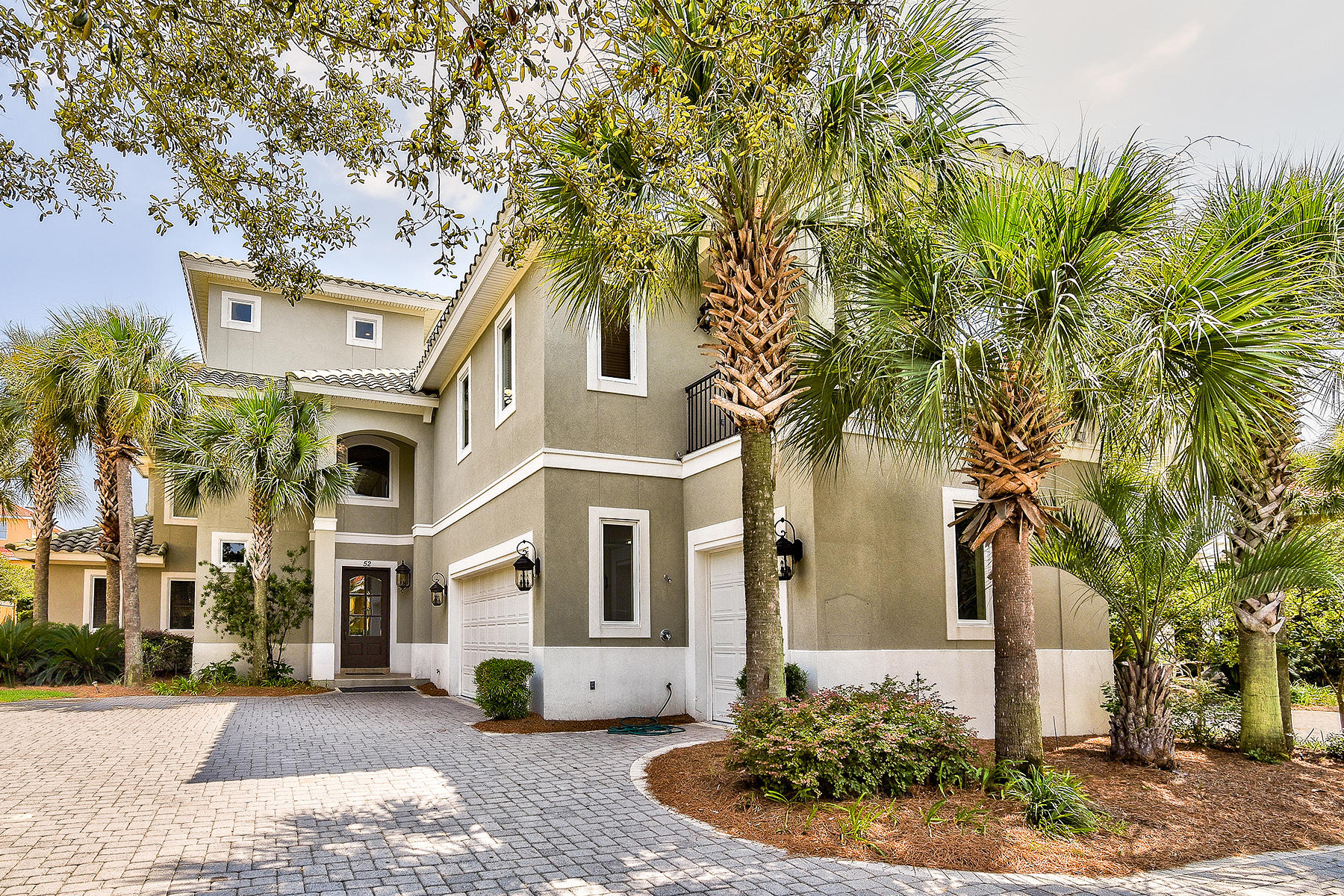 Excellent deal on this gorgeous 4,300+ sqft, 5 bedroom rental machine ideally located on Scenic Highway 98 within the prestigious gated community of Destiny East and expertly positioned to take advantage of gorgeous Gulf views! This premier property is a rental magnate that scales 3 stories in height and conveys fully furnished including a golf cart. Notable features include a private elevator, large open floorplan, two car garage with a third golf cart parking stall, chef's kitchen complete with stainless steel appliances, granite countertops and custom cabinetry. Large wrap around balconies characterize the rear elevation and take advantage of beautiful outdoor living space masterfully designed to face South to realize picturesque Gulf views.
