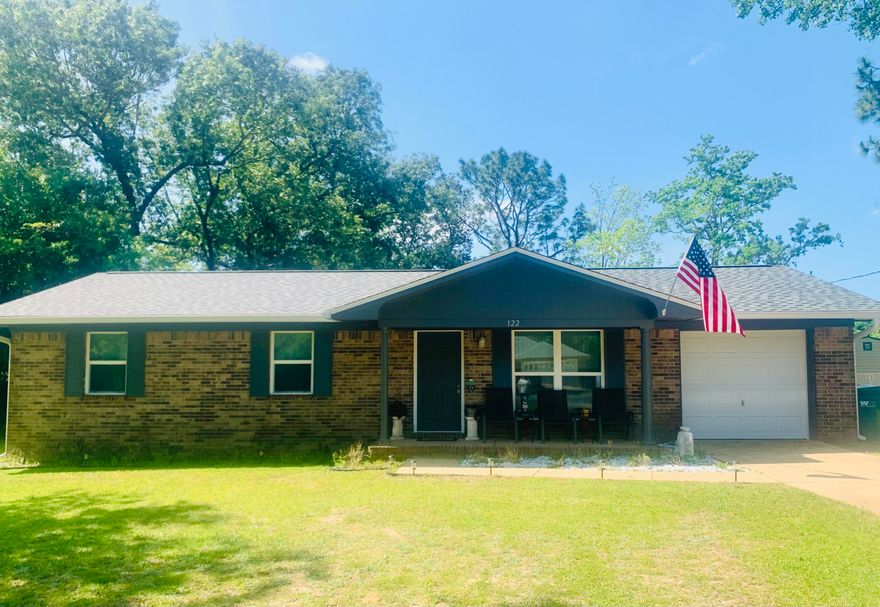 Completely upgraded in 2021! New Roof (2021) HVAC (2018). Cute kitchen and dining room with updated counters and backsplash. Double pained windows with new blinds throughout. All new carpet in the bedrooms, laminate flooring in living areas. Too many upgrades to list!  Don't miss out on your chance to own a half-acre lot near shopping, schools and restaurants.  Washer and dryer convey.