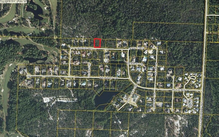 Third of an acre that backs up to the state park. No one will build behind you! Nice sized lot in a quiet neighborhood. Privacy but also so close to the beach, Santa Rosa Golf Club, 30A and 98.