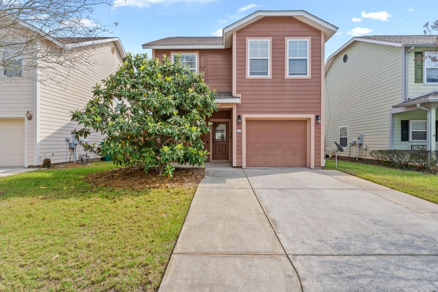 NEW ROOF to be put on with acceptable offer. This 3 Bd/2.5 Bath home in Plantation at Santa Rosa is move-in ready with recent renovations to include fresh paint, new flooring throughout, trec decking in the backyard, new HVAC, master bath upgrades, barn door, & newer stainless appliances. The kitchen & dining/living area offer porcelain wood tile & there is access to the back patio from the living room. The master suite features a large walk-in closet, double vanity, garden tub, & separate renovated shower. Santa Rosa Plantation features a community pool, doggie park, video surveillance, and landscaping is included in the Low HOA payments. Washer/Dryer is negotiable, transferrable termite bond with Arrow Pest, and 4-point inspection attach.