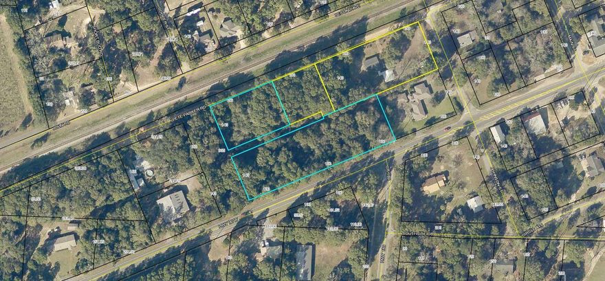 This property is two parcels - one that is .46 acres and one that is 2.23 acres for a total of 2.69 acres. Property consists of lots between Hwy 90 and Pete Parker Road. Currently zoned as SFR, it has excellent potential for multi-use. Adjacent 1.19 acres with house and garage is also for sale - MLS #829211.