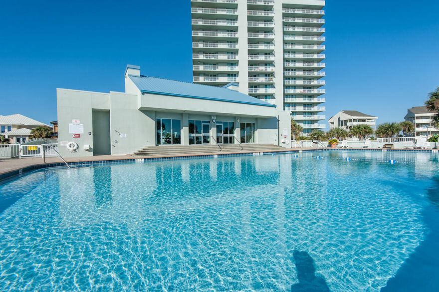 *This unit is ready to move*Discover coastal paradise in this exquisite 2-bed, 2-bath condo with an open-concept living space, This Tristan Towers unit is  flooded with natural light through expansive sliding doors. The master suite offers a serene escape with panoramic Gulf views, . The second bedroom provides flexible accommodations, perfect for guests, a home office, or a media room.Step onto your private balcony to witness breathtaking sunsets and Gulf views. Enjoy direct access to your own private beach, perfect for leisurely strolls and sun-soaked relaxation with the tranquil sounds of the waves. Indulge in the community's sparkling pool, a refreshing oasis amidst lush landscaping, ideal for unwinding on sunny afternoons.Conveniently located near shopping, dining, and beache