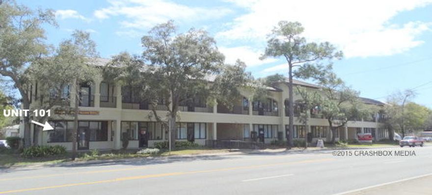 HIGH TRAFFIC! Brandon Place is an attractive professional office complex and is located on an arterial road approximately one block off of US Highway 98. It is centrally located between two major military bases and has easy access to Destin, Okaloosa Island, and all of Fort Walton Beach. The location is perfect for customers and employees alike. This unit is the corner, first floor unit right next to the turning for the parking lot that services the entire building. It has one large common area separating two private offices as well as one bathroom and a spacious entry room large enough for a reception desk and sitting area. Sold as is.