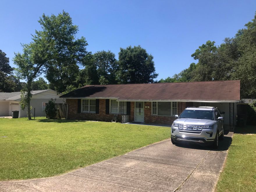 Cozy home in a fantastic location! Backyard features a large open patio and plenty of space! New A/C installed 2018. Roof approximately 2014. Home being sold AS IS and the utility room is enclosed. Conveniently located just two miles from Eglin's east gate and close to both the park and library. Any sheds, outbuildings, and lawn pumps are being sold in ''as is'' condition and no value will be added. Buyer to verify room measurements.