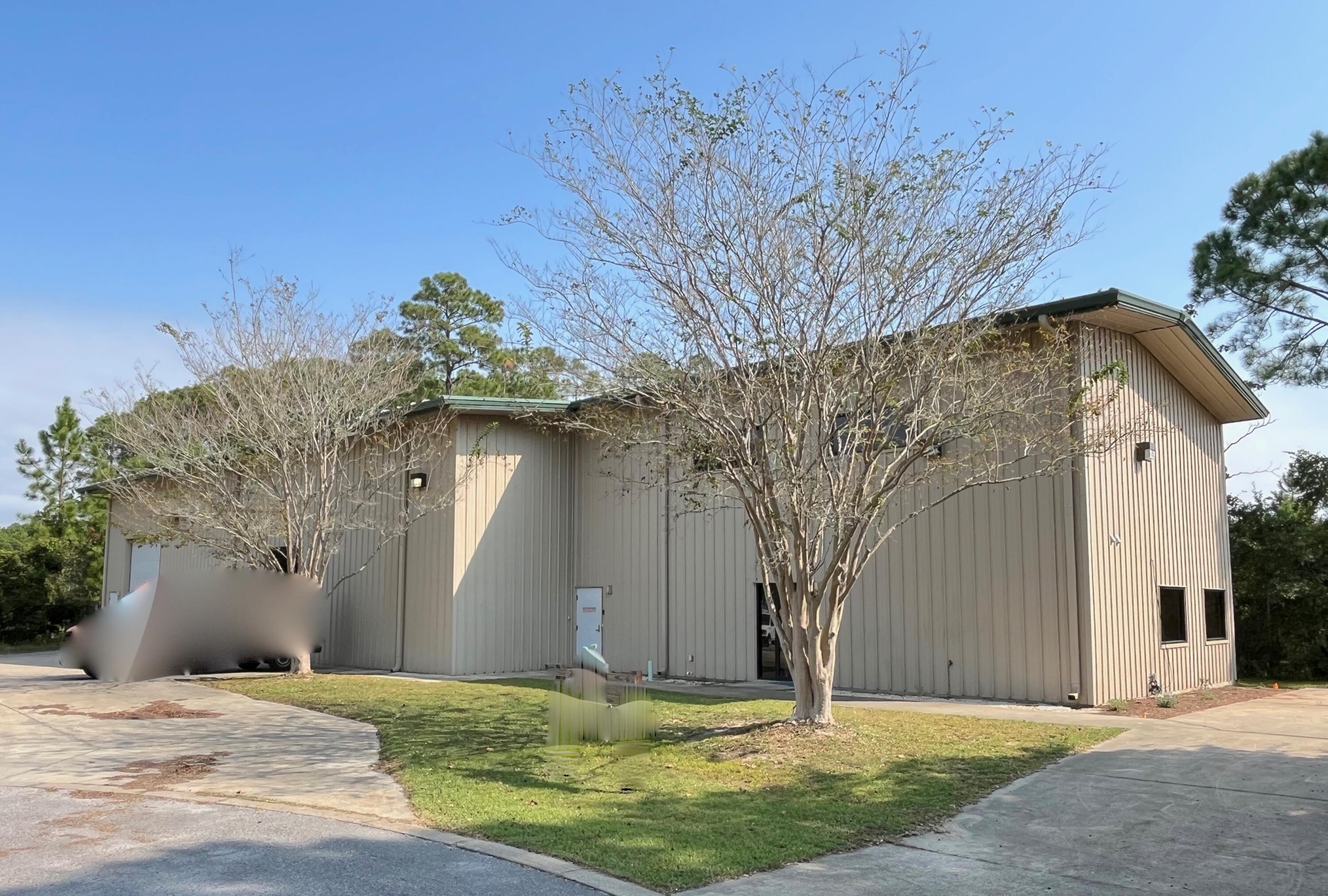 Rare opportunity available for purchase- 6208 sf freestanding office/ warehouse in Santa Rosa Beach FL. The warehouse portion offers 20ft eave heights, one 12x14 ft overhead door, 15 tons of HVAC, enclosed mezzanine with permeant access, 500 Amp electrical service and a backup generator. The office portion is comprised of three offices, three restrooms and a kitchen/ break room.