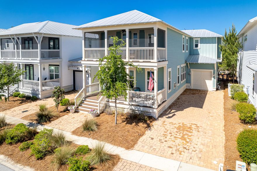 This beautifully maintained four-bedroom, three-and-a-half-bath residence offers 2,516 square feet of thoughtfully designed living space and has never been rented. With one careful owner, the home blends elegance, comfort, and privacy in one of the area's most desirable communities. Step inside to discover rich hardwood floors and upscale finishes throughout. The spacious living room centers around a cozy gas fireplace, while the chef's kitchen is a showstopper with marble countertops, premium stainless steel appliances, and abundant workspace for entertaining. A hallmark of the home is its four expansive porches--perfect for enjoying the outdoors. Two offer serene views of the pond and surrounding preserve, where you can take in breathtaking sunsets. The backyard is equally impressive, featuring a fire pit for gatherings and ample space to add a pool and spa. The garage was thoughtfully expanded by five feet to accommodate additional storage, and the driveway was extended three feet to span the full length of the homeoffering both functionality and convenience. Upstairs, the luxury primary suite is a retreat of its own, complete with a private porch overlooking the pond and preserve. The spa-like bath includes a soaking tub and walk-in shower, creating a peaceful escape. Additional highlights include generous storage, an enclosed outdoor shower, an extended garage, and an open, airy layout designed for both relaxation and entertaining.
Residents of NatureWalk enjoy resort-style amenities at The Gathering Place, featuring a zero-entry pool, heated lap pool, fire pit, outdoor bar and grill area, sports courts for basketball and pickleball, playgrounds, fitness stations, scenic boardwalk trails, and a direct path to the pristine beaches of 30A. This home is more than a residenceit's a lifestyle. Don't miss your opportunity to own a private coastal retreat in the heart of Santa Rosa Beach.