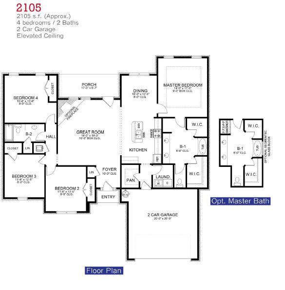 This 4/2 is a must see!  Good Sized lot fully sodded and professionally landscaped.  The 2-car garage comes with electric garage door opener. The house is 3-sided vinyl with a brick front and a covered Porch in back.  This is a split bedroom floorplan with two closers in the master bathroom. The kitchen overlooks the Great room that has box ceilings.  The dining area is off the kitchen as well.  You will love the covered porch in the rear.  All floors are carpeted except the wet areas which have LVP.  This home is just waiting for you to make memories.