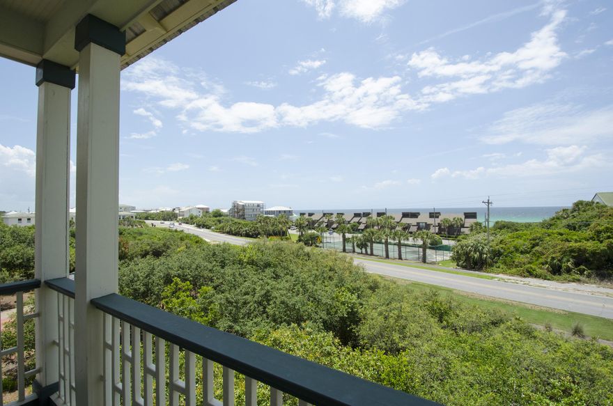 GULF VIEWS from 2nd and 3rd Floors. Large 5 Bedroom 4 Bath with Gulf Views has great rental bookings. Granite counter tops, hardwood floors, easy access to beach!