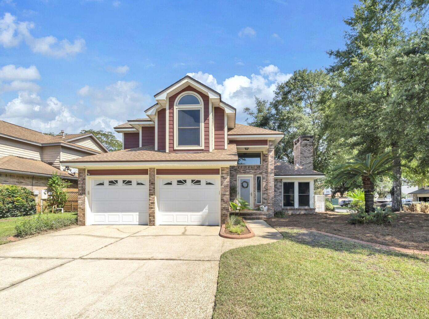 Welcome home to this spacious 3 bedroom, 2.5 bath home in the desirable Crosswinds community. Plenty of natural light greet you as you walk in. Open-concept floorplan that doesn't take away from the size of the kitchen. On the first floor, you'll find the primary suite, laundry and a guest half bath. Primary suite has beautiful impact rated glass doors that lead you to a pavered sitting area. The en-suite has a dual vanity, large shower with two shower heads and a spacious closet with custom built-ins. Upstairs there is a large loft area, two guest bedrooms and a guest bathroom.All exterior doors are impact rated and glass is frosted, allowing for daylight to come through while maintaining privacy. Yard has plenty of space for entertaining and has recently been sodded. This home sits on a large corner lot with easy to maintain landscaping. 10 minutes to both Hurlburt and Eglin AFB. 30 minutes to 7th Special Forces Group and Camp Rudder.