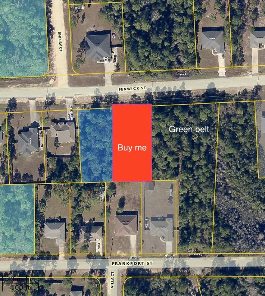 Fantastic high and dry lot. No wetland ready for building. Lot next to green belt. One of the best lot left in holly by the sea.