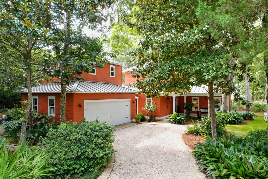 Short term rentals are NOT allowed.This home has easterly water view for amazing sunrises. Nestled in the old oaks makes it secluded and private. This coastal home has 2 Bedrooms in the main house and a full bedroom and bath above the garage. The home was updated in 2018 with new floors, cabinets bathrooms. The new Kitchen features   Quartz countertops and Top of the line Bosch Appliances. The back porches are geared up for outdoor cooking and socializing. The entire property has extensive landscaped lighting.