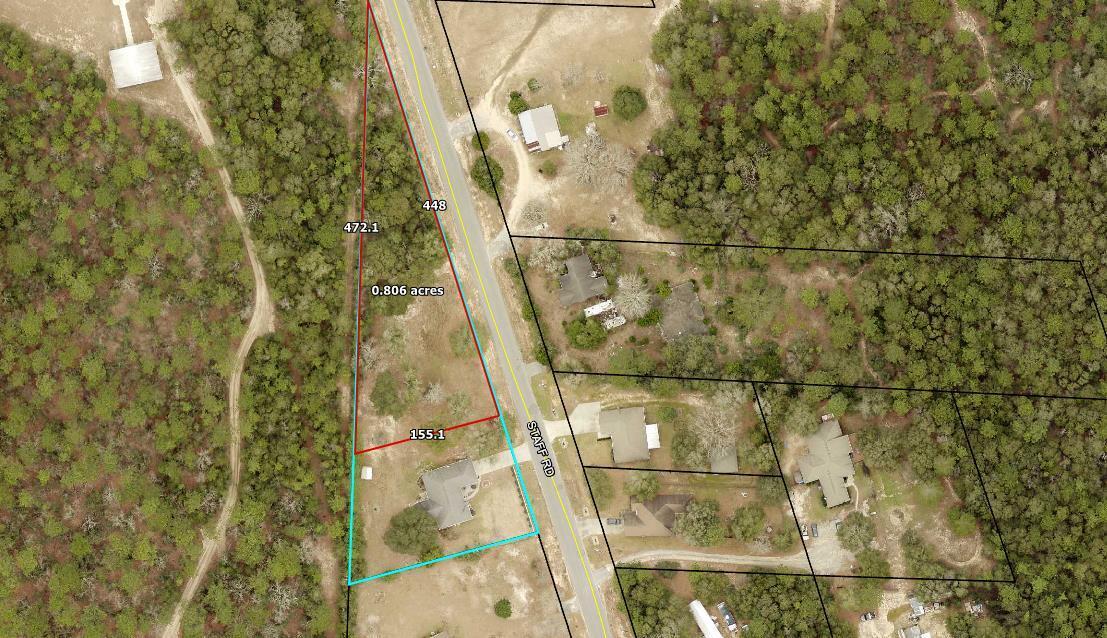 Level land on a paved road. Several new homes have been built in this neighborhood in the past few years. Partially cleared with the wooded section narrowing at the north end. Conveniently located just outside of minutes from schools and shopping and churches. Dimensions and acreage are estimated; to be confirmed by survey provided by seller. Zoning is Rural Residential with 20 ft front and 10 ft side and rear setbacks. Water and electric are available but not on site. Please verify all info important to you. Take a drive by today!