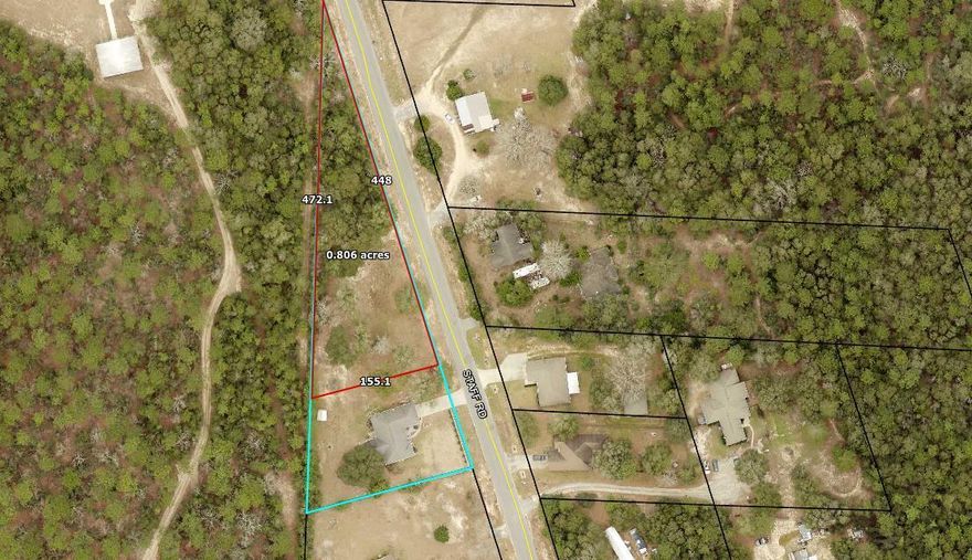 Level land on a paved road. Several new homes have been built in this neighborhood in the past few years. Partially cleared with the wooded section narrowing at the north end. Conveniently located just outside of minutes from schools and shopping and churches. Dimensions and acreage are estimated; to be confirmed by survey provided by seller. Zoning is Rural Residential with 20 ft front and 10 ft side and rear setbacks. Water and electric are available but not on site. Please verify all info important to you. Take a drive by today!