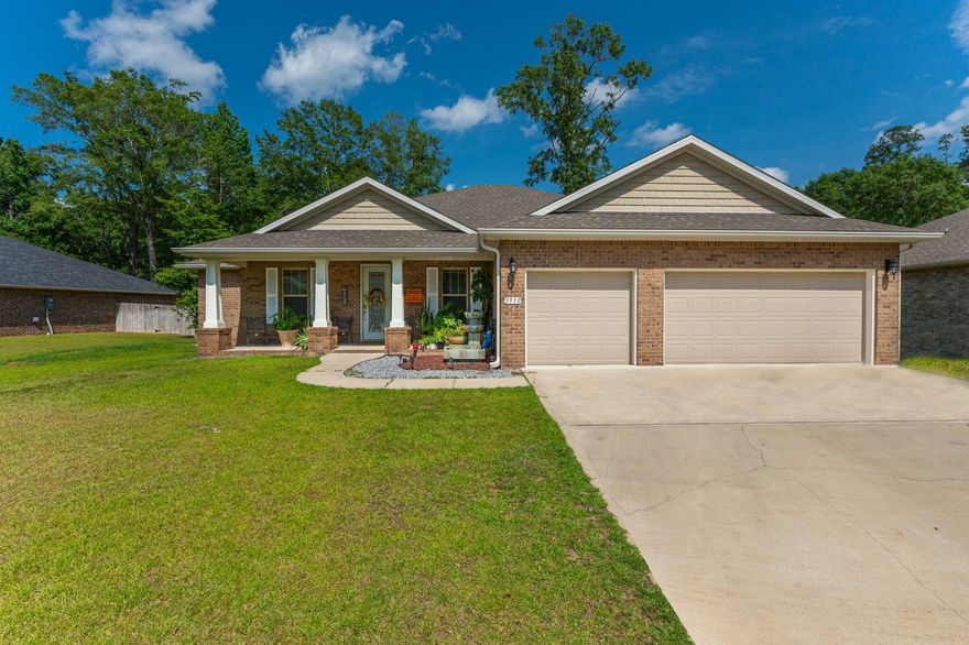 Open house CANCELED - please schedule a showing! Pride of ownership abounds in this 2016 built home. THREE car garage! Exterior features large covered front and back porches and plenty of parking. Interior boasts nearly 2900 SF of living space, with raised ceilings and an open concept floor plan for the main living space. The kitchen features tons of cabinet and counter space with granite countertops and stainless steel appliances- roomy eat-in dining area. In addition, there are two flex spaces that could function as a formal dining room, playroom, office, etc.