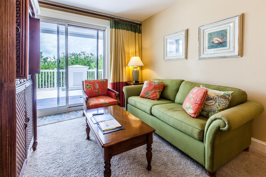 Best priced one bedroom condo in the Grand Complex. Just waiting for a little TLC to maximize its rental potential. It has the added bonus of a huge terrace which adds to usable space. Offering a fully equipped kitchen with breakfast bar, a dining area and living area with queen sleeper sofa this condo has everything you need for a vacation getaway or rental property. The Grand Sandestin features a beautiful entrance lobby, fitness room, covered parking and heated and cooled owners storage area as well as a zero entry pool.