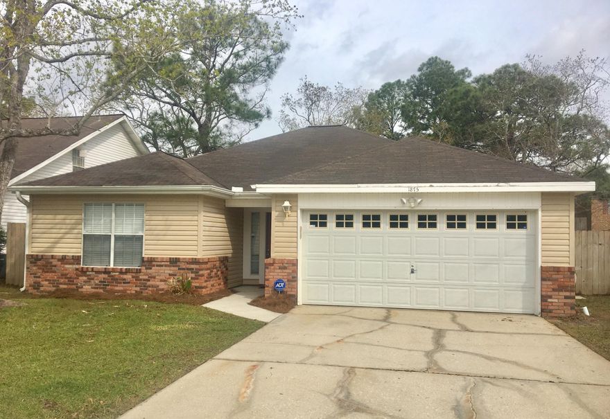 NEW DIMENSIONAL SHINGLE ROOF to be installed. This homes' convenient location in Ft. Walton Beach is within minutes to the bases of Hurlburt or Eglin, as well as shopping and the BEACH. The entire home has just been freshly painted. The spacious living room features a fireplace, cathedral ceiling and sliding glass door that leads out to the privacy fenced back yard. The master bedroom is spacious and the master bath has a walk in closet and tiled tub/shower. The front 2 bedrooms share a hall bath. GAS WATER HEATER just installed in Feb. 2018. This home is ready for you to put your finishing touches on. Come see it today.