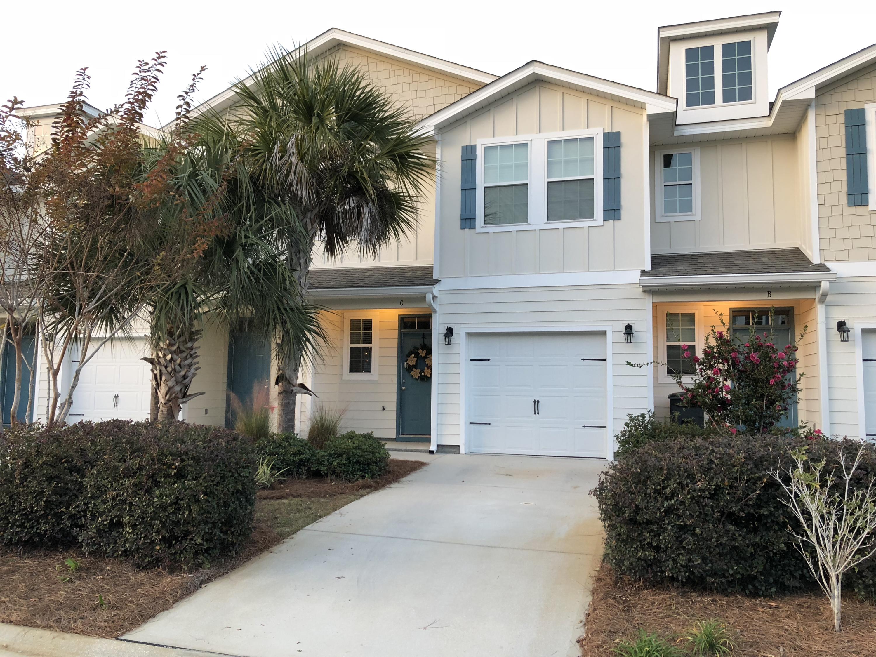 Back on the market! Well-maintained 3 bedroom, 2.5 bath townhome in quiet Water Oaks subdivision. Great floor plan with living room, dining area, kitchen, and half bath downstairs. Master bedroom with ensuite bath, two additional bedrooms, additional full bathroom, and laundry room located upstairs. Master bedroom has lovely shiplap accent wall. Master bathroom features a tiled shower and double vanities. There is granite throughout (kitchen & all bathrooms), custom blinds on all windows, and crown molding downstairs & in master bedroom. There is a one car garage and plenty of closets for storage. Seller is a licensed Florida real estate agent.