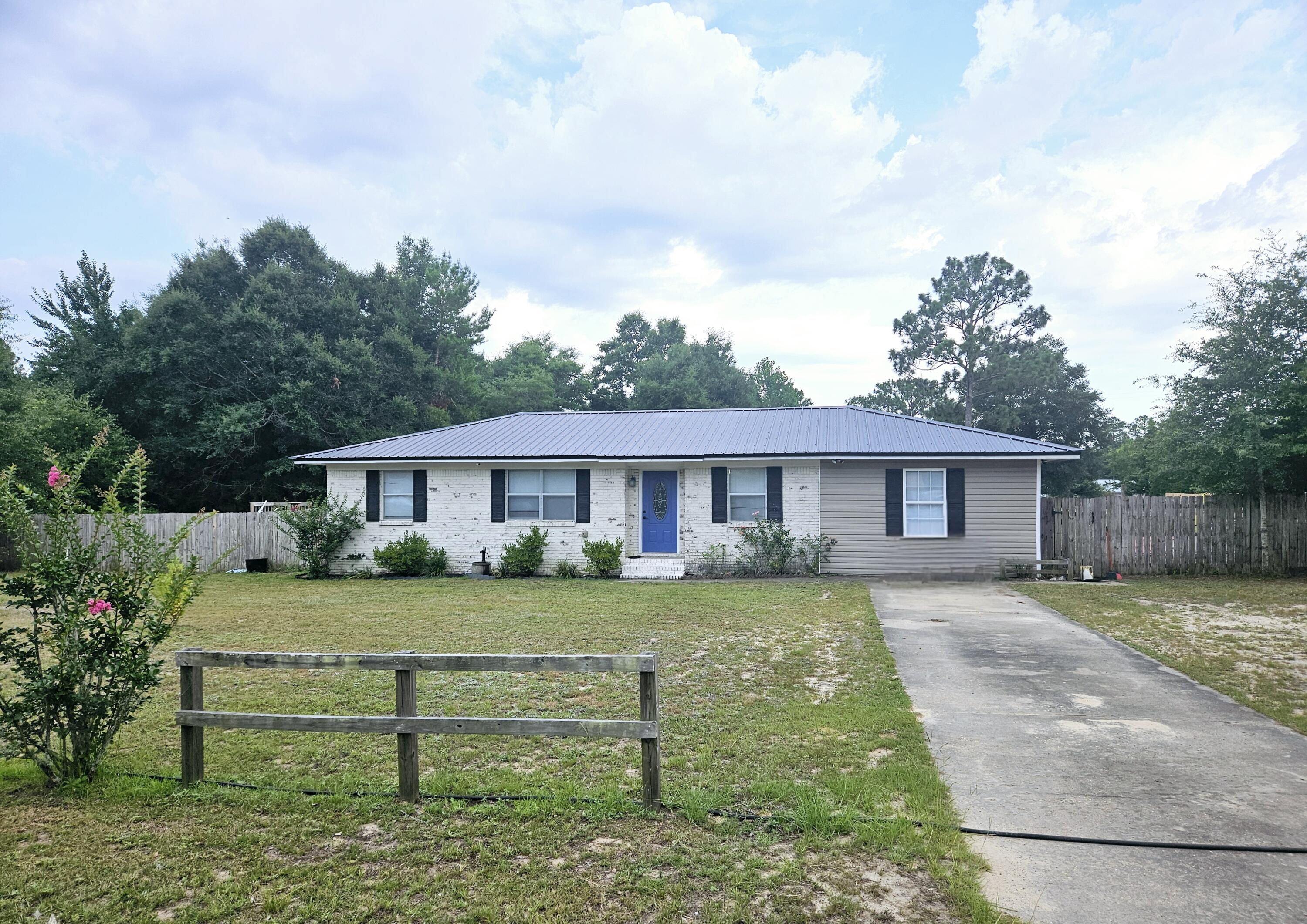 Come look at this charming brick home today nestled right outside the city limits. This home features 3 bedrooms 2 baths and is over 1400 sq feet. Interior of the home is freshly painted and features a beautiful lime wash exterior. The open floor plan is great for entertaining. The Primary bedroom features a walk in closet and full bathroom as well as an exposed brick wall. The home has updated LPV throughout the home. The new roof was finished in 2023.