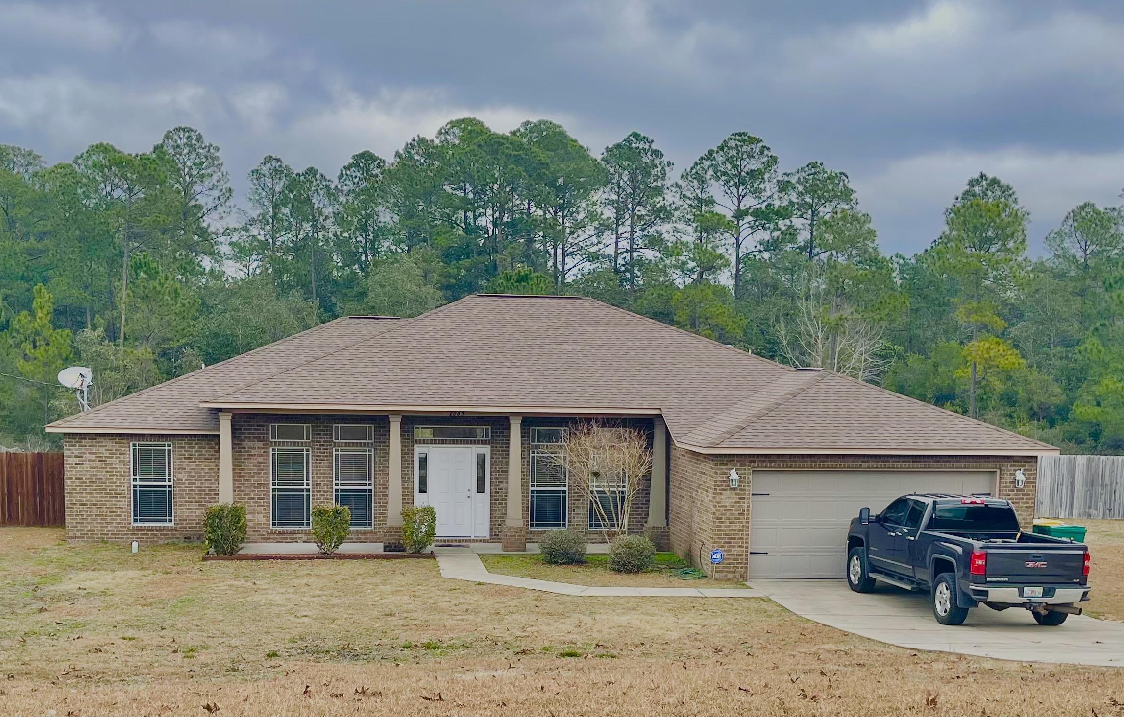Welcome to Silver Springs Estates!!!! Situated in this subdivision you will find a clean, modern, ready to move in home. The home boasts the ever so popular Montrose III. floor plan. It's a spacious split floor plan with a living area open to the kitchen. As you walk in you are greeted by a welcoming entry way. Right away you notice the arched wall cut outs created for detail and decor. To the right there is a large formal dining area. The kitchen is modern with granite counters, stainless steel appliances and a center island for prepping and work space. The eat-in kitchen area looks out onto the large back yard which backs up the quiet wood. The master bedroom is very spacious and will fit a king size bed with ease. There is a walk-in closet inside the master bath along with a