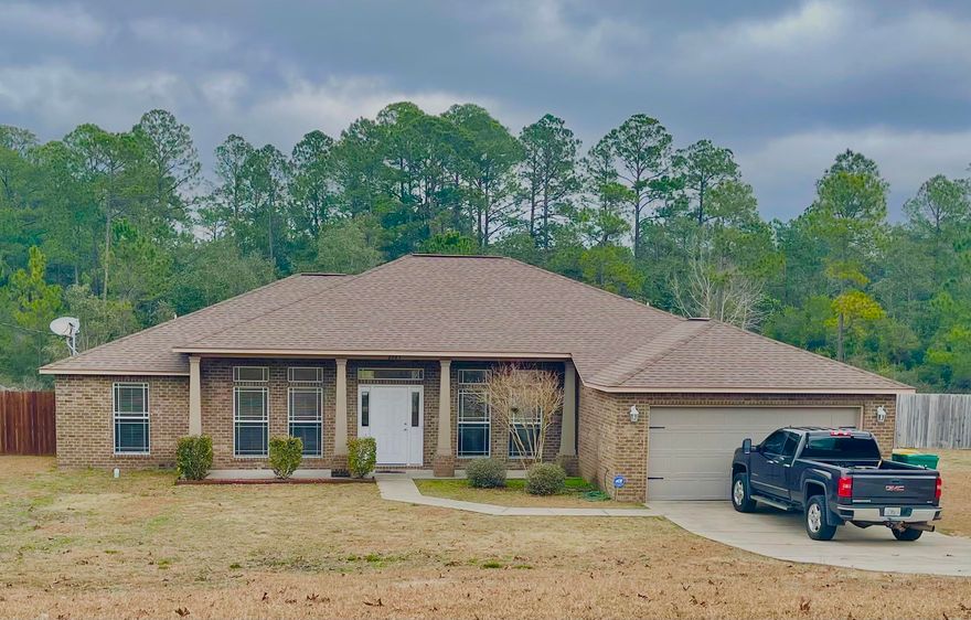 Welcome to Silver Springs Estates!!!! Situated in this subdivision you will find a clean, modern, ready to move in home. The home boasts the ever so popular Montrose III. floor plan. It's a spacious split floor plan with a living area open to the kitchen. As you walk in you are greeted by a welcoming entry way. Right away you notice the arched wall cut outs created for detail and decor. To the right there is a large formal dining area. The kitchen is modern with granite counters, stainless steel appliances and a center island for prepping and work space. The eat-in kitchen area looks out onto the large back yard which backs up the quiet wood. The master bedroom is very spacious and will fit a king size bed with ease. There is a walk-in closet inside the master bath along with a