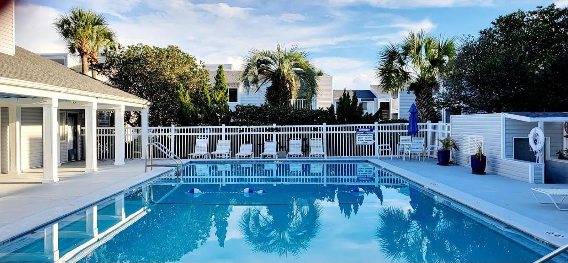 New paint and flooring. New a/c means lower bill. Water-view condo in Shalimar, located in a gated community. Next to the marina, minutes to the bases and close to schools. It has access to pool, tennis, handball, sauna, marina, laundry facility and clubhouse. Water, lawn care and garbage removal INCLUDED in the RENT. Do your laundry while you are swimming in the pool! Balcony overlooks pool and water-view from bedrooms.
