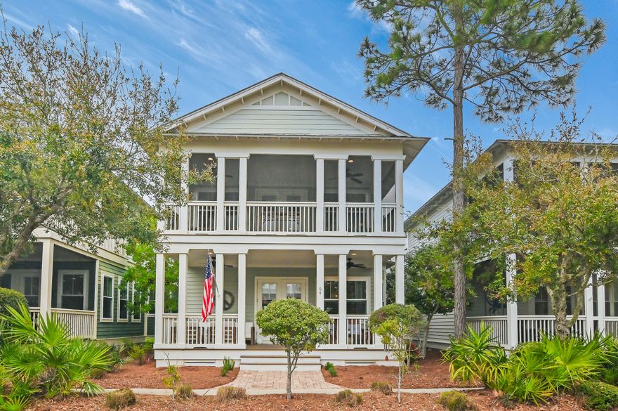 Live the WaterColor lifestyle--at a fraction of the price! Welcome to NatureWalk at Seagrove, one of the most sought-after communities along 30A and a true hidden gem. This beautifully updated home, featuring high-end finishes throughout, is being sold fully furnished and turnkey, making it ready for immediate enjoyment or rental income.This home truly checks all the boxes--whether you're searching for a primary residence, second home, or investment property. NatureWalk offers the perfect mix of full-time residents, second homeowners, and short-term rentals, along with outstanding amenities, including multiple resort-style pools, pickleball courts, playgrounds, fire pits, grills, hammocks, nature trails, and gathering spaces for community events. Location is everything, and this home delivers. Conveniently located on Highway 395 South, you're just minutes from the shops, dining, and activities of the 30A lifestyle--while enjoying a quieter setting away from peak-season traffic. You're only minutes from Seaside and WaterColor, about 4 minutes to Publix at WaterColor Crossings, 13 minutes to Grayton Beach, and under 20 minutes to Alys Beach and Rosemary Beach. The Northwest Florida Beaches International Airport is approximately 40 minutes away, making travel easy for owners and guests alike.

Outdoor enthusiasts will love the proximity to nature and recreation. The Eastern Lake Trailhead is just four minutes north, offering access to scenic trails and one of 30A's rare coastal dune lakes--perfect for kayaking, paddle boarding, or fishing. Eden Gardens State Park is also nearby, providing additional opportunities to explore the natural beauty of the area.

The home itself is designed for both comfort and entertaining. Large windows fill the home with natural light, while multiple porches create seamless indoor-outdoor living--perfect after a relaxing day at the beach. With sidewalks and bike paths connecting the neighborhood to the rest of 30A, you can easily bike to the beach in about five minutes (even faster on an e-bike) or explore nearby beach communities. Golf cart access also makes getting around effortless.

Inside, the open-concept floor plan features spacious living areas and thoughtful design throughout. The home offers four well-appointed bedrooms, including a convenient main-floor bedroom with ensuite bath and a spacious second-floor primary suite. Upstairs you will also find two additional bedrooms, a large updated bathroom with dual vanities, and a loft area that's perfect for reading, relaxing and enjoying the laid-back coastal lifestyle. 

The fully updated kitchen is ideal for entertaining and includes a gas range, stainless steel appliances, abundant cabinetry, and a generous pantry that could also serve as an owner's closet for rental use. Hardwood floors and tile run throughout the home, adding to the elevated coastal style.

The exterior is equally inviting, with beautifully manicured landscaping, two expansive front porches (one screened), a screened back porch, an outdoor shower, and an exterior storage closet.

Currently one of the few fully updated single-family homes available in NatureWalk, this property is rental-ready and turnkey--allowing you to close and start generating income immediately if desired.

With easy access to the wide, pristine beaches of 30A, nearby coastal dune lakes, and popular destinations like Seaside, WaterColor, Grayton Beach, The Big Chill, Alys Beach, Rosemary Beach, and Greenway Station, this home places you in the heart of everything that makes 30A so special.

Discover coastal living at its finest. Whether you're looking for a full-time residence, vacation retreat, or investment opportunity, this beautifully designed beach home offers the perfect blend of location, lifestyle, and value.

Don't miss your chance to own a stunning beach home in the heart of 30A. Call today (850-974-5975) to set up your private tour and experience this one-of-a kind beach retreat!

Buyer to verify all dimensions, fees & written information.  