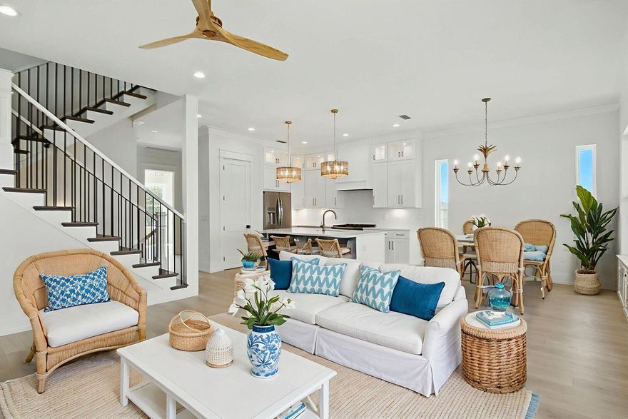 Step into paradise with this exceptional beachside home, just steps from the emerald waters of the Gulf. Enjoy private deeded beach access, multiple balconies with panoramic Gulf views, and spacious outdoor living areas designed for soaking up the Florida sunshine or hosting unforgettable gatherings. Inside, you'll find a bright, open-concept layout that seamlessly connects the kitchen, dining, and living spaces--perfect for entertaining. Thoughtful upgrades include laminate wood flooring, tile bathrooms, quartz countertops, and a recirculating tankless water heater for modern comfort. Whether you're seeking a primary residence, vacation retreat, or income-producing short-term rental, this home delivers exceptional flexibility and value. There's even room to add a pool, with county-approved stormwater design already completed. The builder is ready to assist with installation, and pool renderings are available in the photos and documents.

Conveniently located near top-rated restaurants, shopping, and entertainment, this home offers the perfect blend of luxury, location, and lifestyle just minutes from your front door.