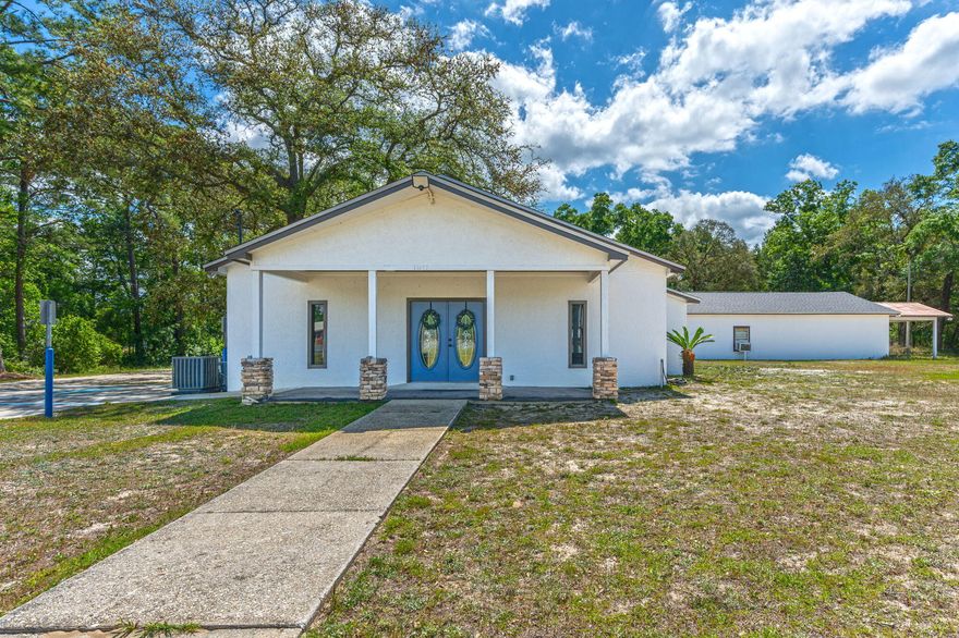 This 1.53 acre property is located just south of the new Ships Chandler and only 1.2 miles south of the intersection of US 331 and Hwy 20.  Freeport Assembly of God was built in 1959.  This 5,354 sf building has watched the surrounding community of Freeport explode over the years.  Freeport is the fastest growing city in Walton County and one of the fastest growing cities in the state of Florida.  The property is located in the Municipality of Freeport with a zoning classification of C-1, 'General Commercial District'.  There is a 6' water line on the front of the property.  Freeport is quickly expanding their services and may have sewer availability, but a buyer would be advised to verify.