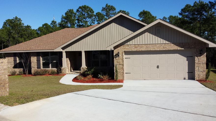 Beautiful 2010 floor plan. This is one of our most popular plans, and you have to come and see for yourself.Adams offers Landscaping package with fully sodded yard to the quaint curb appeal. Also in the master bath enjoy the large garden tub and separate shower. Adams Homes pays closing costs with the use of our preferred lenders and provides a 1yr home and 10yd builders warranty.