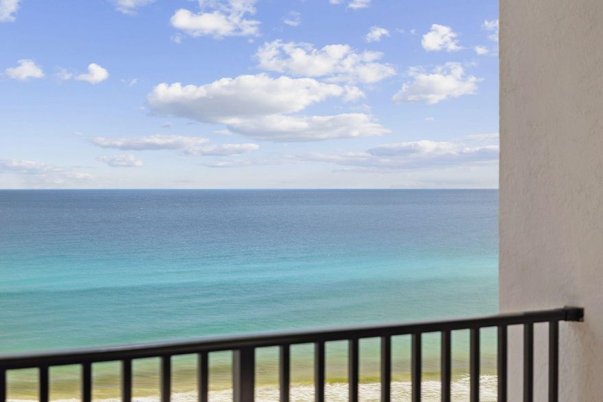 Experience exceptional coastal living in this Gulf-front 2-bedroom, 2-bath condo at One Seagrove Place, perfectly positioned along Scenic 30A in Seagrove Beach.This highly sought-after end unit on the east side of the seventh floor offers a rare combination of privacy, comfort, and breathtaking views. On the beachside balcony, enjoy total seclusion -- no other units look onto your space or into your condo, providing complete privacy. The front balcony offers a peaceful, shaded retreat with beautiful views to the north and east.The seventh-floor location strikes the perfect balance -- high enough to capture sweeping vistas of the sugar-white sands and emerald Gulf waters, yet low enough to feel intimately connected to the beach and its natural rhythm. Inside, the open-concept layout features a fully equipped kitchen, in-unit washer and dryer, and beautifully updated bathrooms. The guest bath includes a tub for soaking or bathing, tiled walls, and a handheld spray arm.

Residents and guests enjoy resort-style amenities, including a heated Gulf-front pool, fitness center, community charcoal grills, and a private dune walkover for direct beach access.

Perfectly situated in the heart of Seagrove Beach, you're steps from the Timpoochee Trail, offering easy bike access to Seaside, Alys Beach, and Rosemary Beach, and minutes from the area's coastal dune lakes, local dining, and charming boutiques.

Never before offered for sale and owned by the original owner since 1989, this residence is a rare opportunity to own a piece of 30A luxury, where panoramic views, thoughtful design, and unmatched privacy come together in perfect harmony.