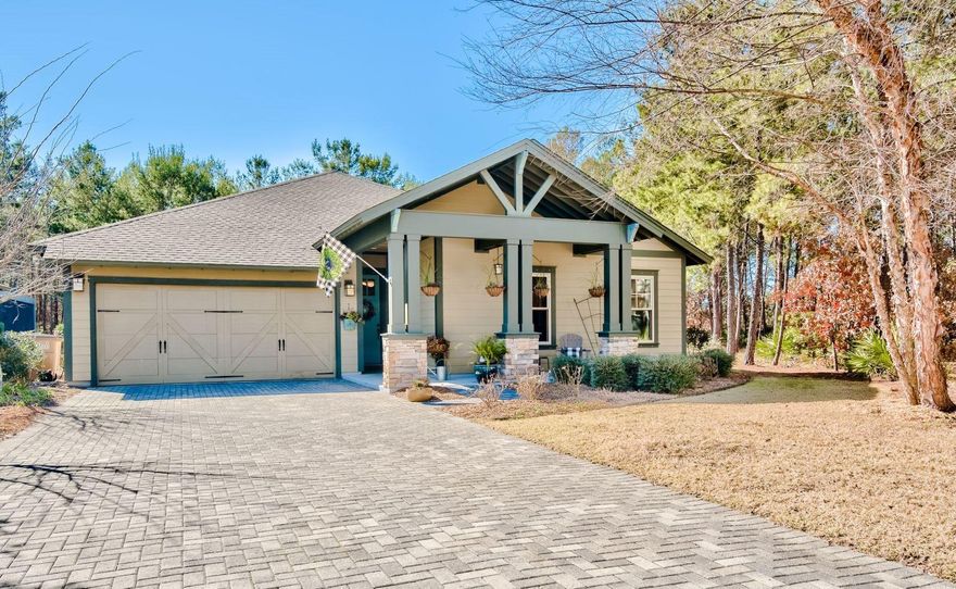 This Wild Heron home offers spacious living areas, craftsman finishes, and access to exquisite neighborhood amenities. A quiet retreat, this home is tucked on a .37-acre lot and backs up to the nature preserve and the golf course. Well maintained, this single-story home features a split floor plan and high-quality design. Inside, an abundance of natural light flows through open living areas. The living room offers a beautiful coffered ceiling, while the kitchen provides an inspiring place to prepare meals with its granite counter tops, large island, a pantry and ample cabinetry. An eat-in kitchen area overlooks the surrounding trees in the backyard. A centrally-located dry bar allows for easily preparing and serving drinks, and a separate formal dining room provides plenty of room